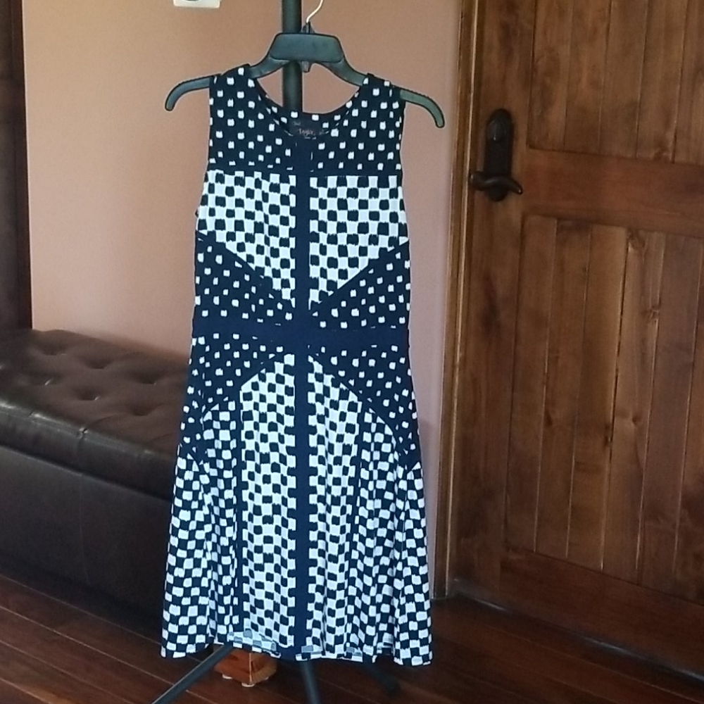 Just Taylor beautiful dress.